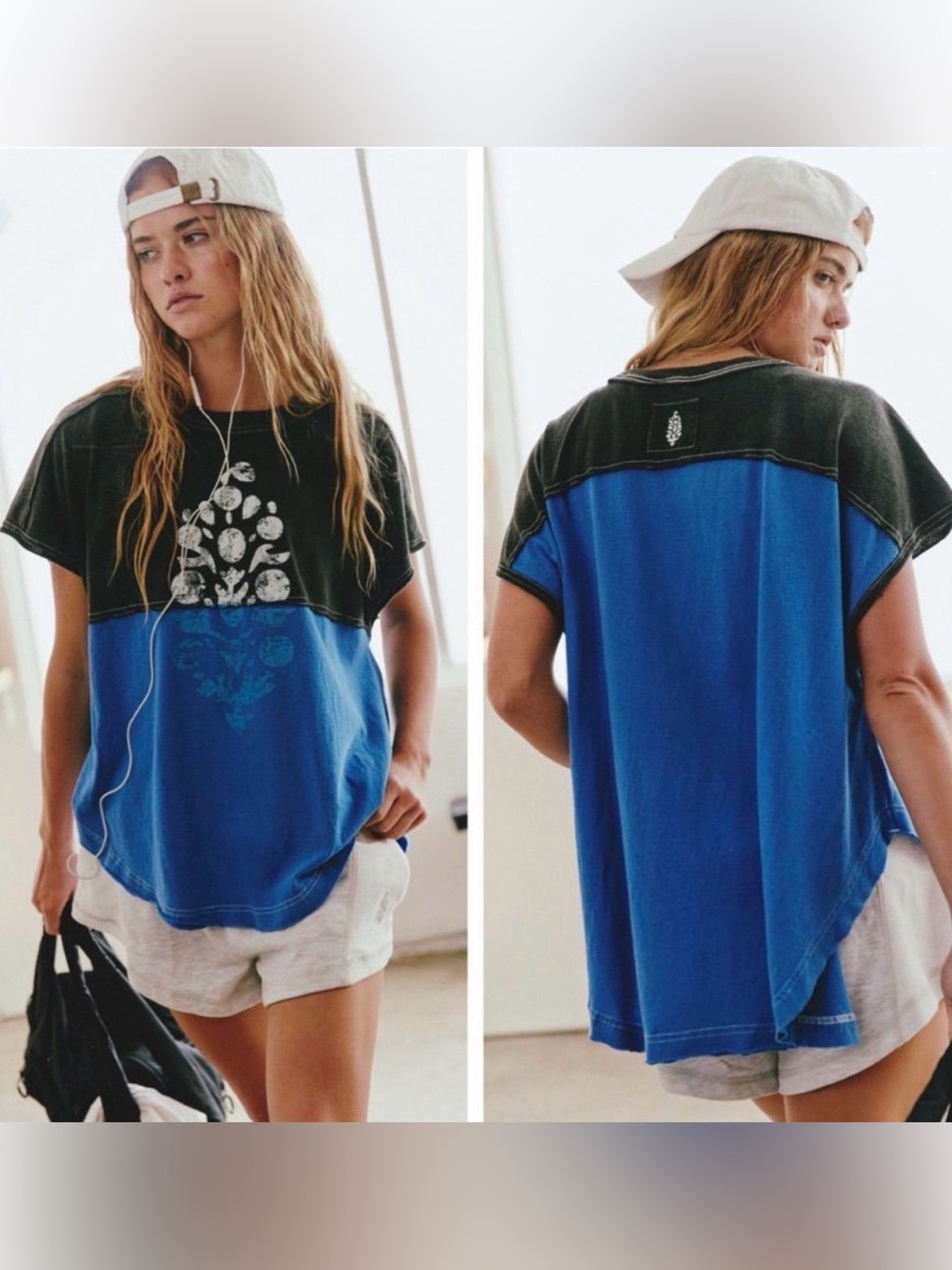 NWT FP Movement Logo Swerve Spice Tee
